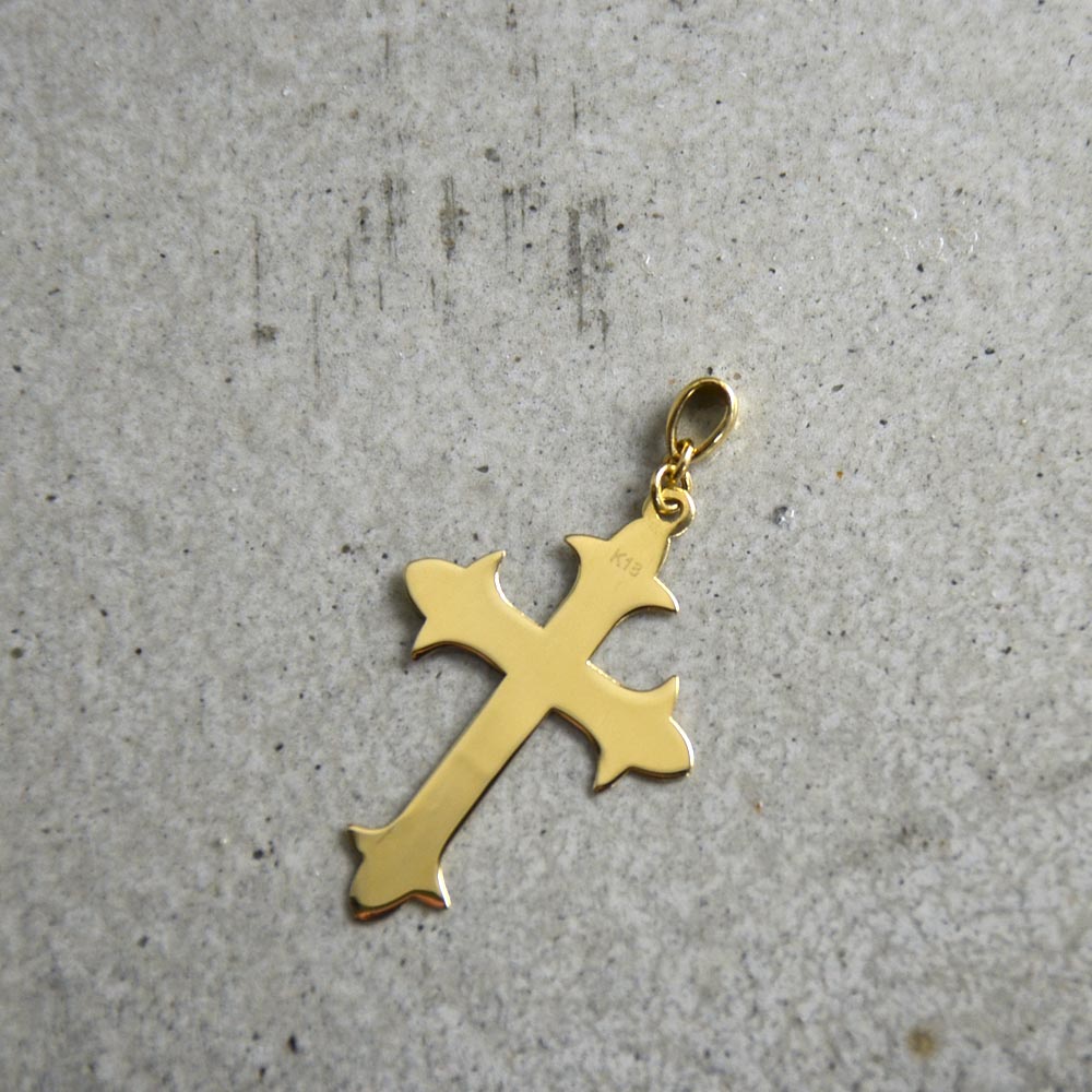 K18 クロス ペンダント トップ