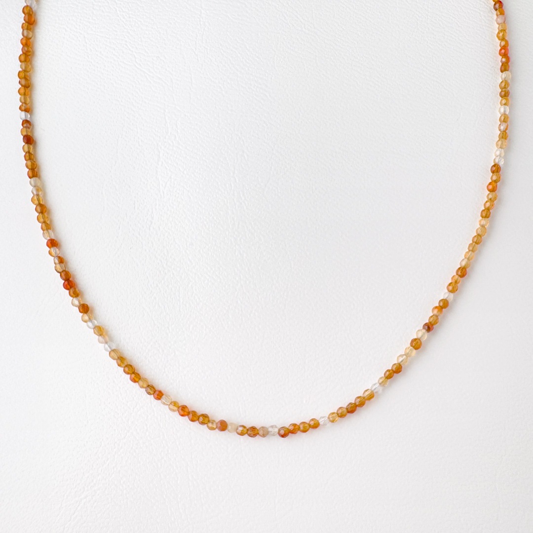 カラーで選ぶペンダントネックレス（赤）レッドアゲイト【Fortune Stone Table】