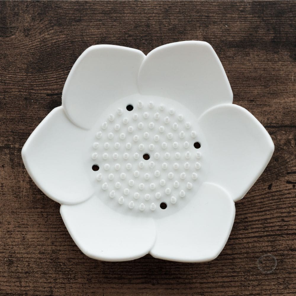 石鹸台（白、ピンク、グレー）｜トルマリン石鹸・高麗人参石鹸