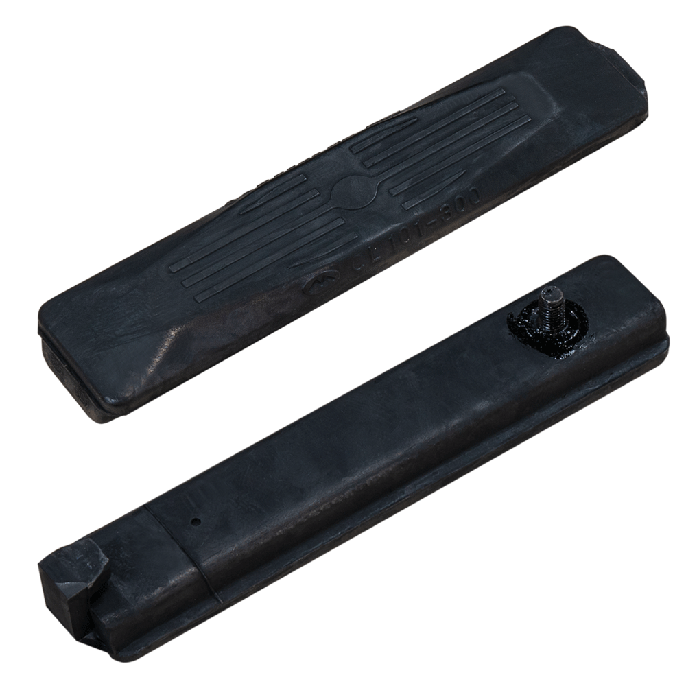 ゴムパット 300幅 (片側フック) 日立建機 ZX30UR ボルトSET付 1台分