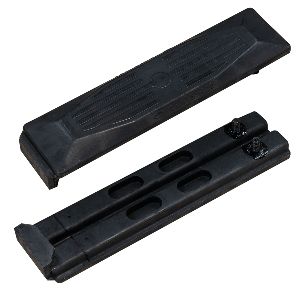 ゴムパッド 建機 ZX40UR-2 300mm幅 2本ボルトタイプ 88枚セット 日立 ゴムパッド幅300mm,純正同様強化型|建機,袋ナット付,300幅