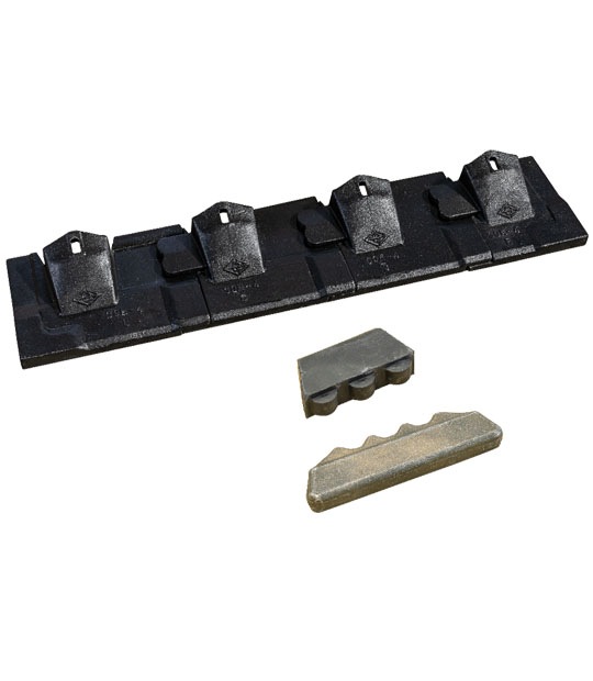 ツース盤（平刃）4枚組（ワイド幅）30S 縦ピン コベルコ建機 SK125SR-2