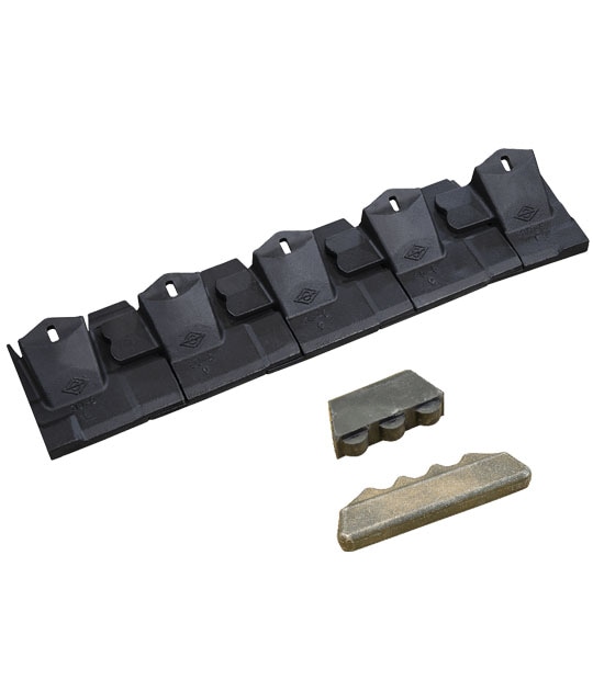 ツース盤（平刃）5枚組（バケット幅）30S 縦ピン コベルコ建機