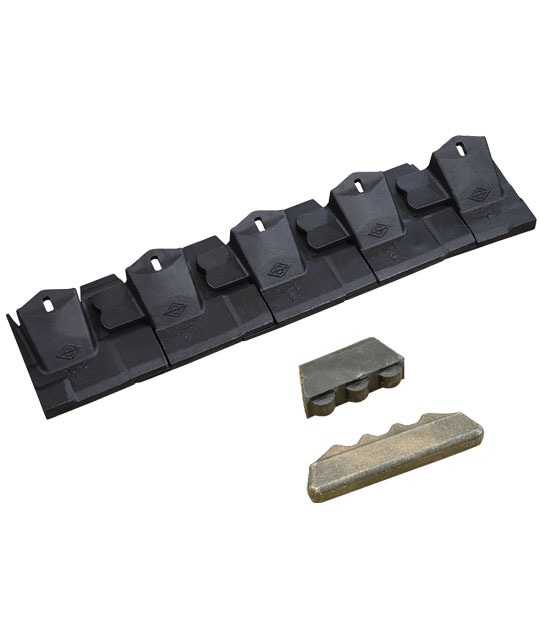 ツース盤（平刃）5枚組（バケット幅）30S 縦ピン 日立建機 ZX145W-3