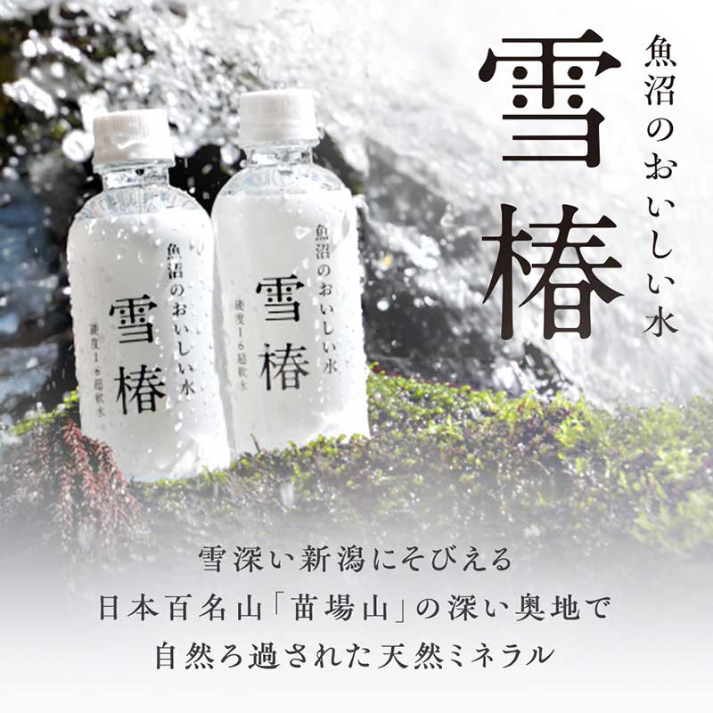 魚沼のおいしい水「雪椿」 290ml×40本入り