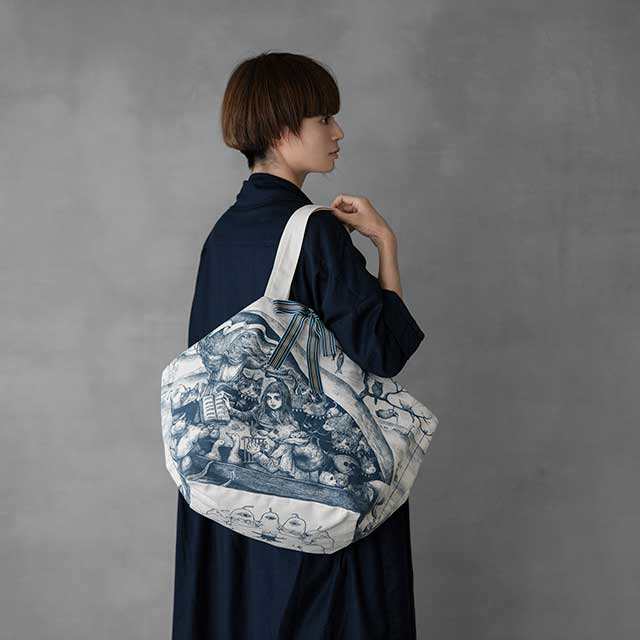 未開封 ボリス雑貨店 トートバッグ BLUE ヒグチユウコ ボリス雑貨店