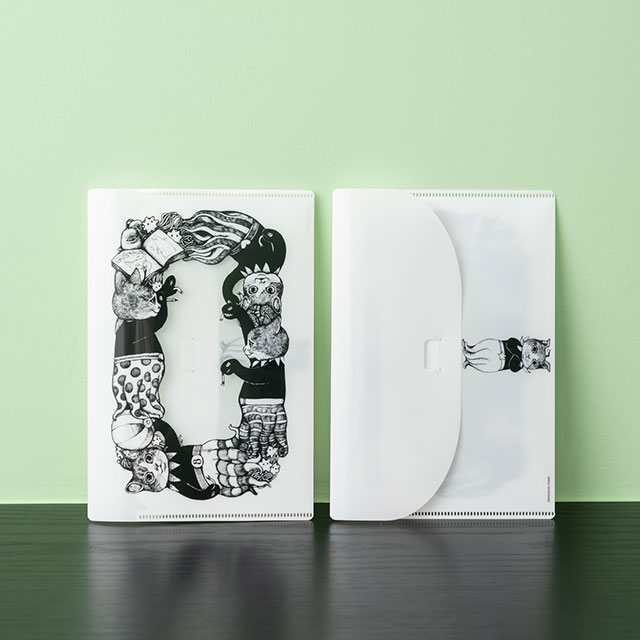 Gustaveくん展 ポストカードセット ファイルケース付 アーカイブ ボリス雑貨店 Higuchi Yuko