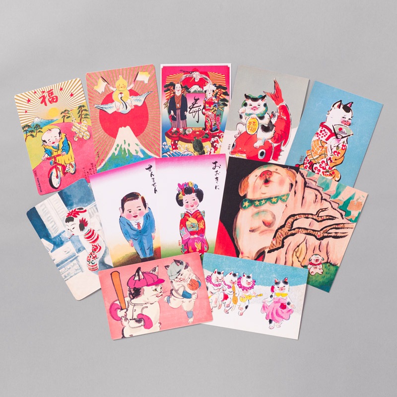 犬ん子 ポストカード12種セット 犬ん子さん ボリス雑貨店 Higuchi Yuko