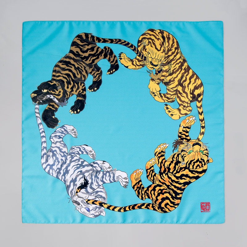 石黒亜矢子 寅風呂敷 | 石黒亜矢子さん | ボリス雑貨店-Higuchi Yuko-