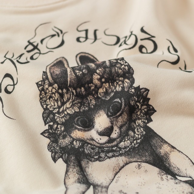 トレーナー うさぎとたまご 布のもの ボリス雑貨店 Higuchi Yuko