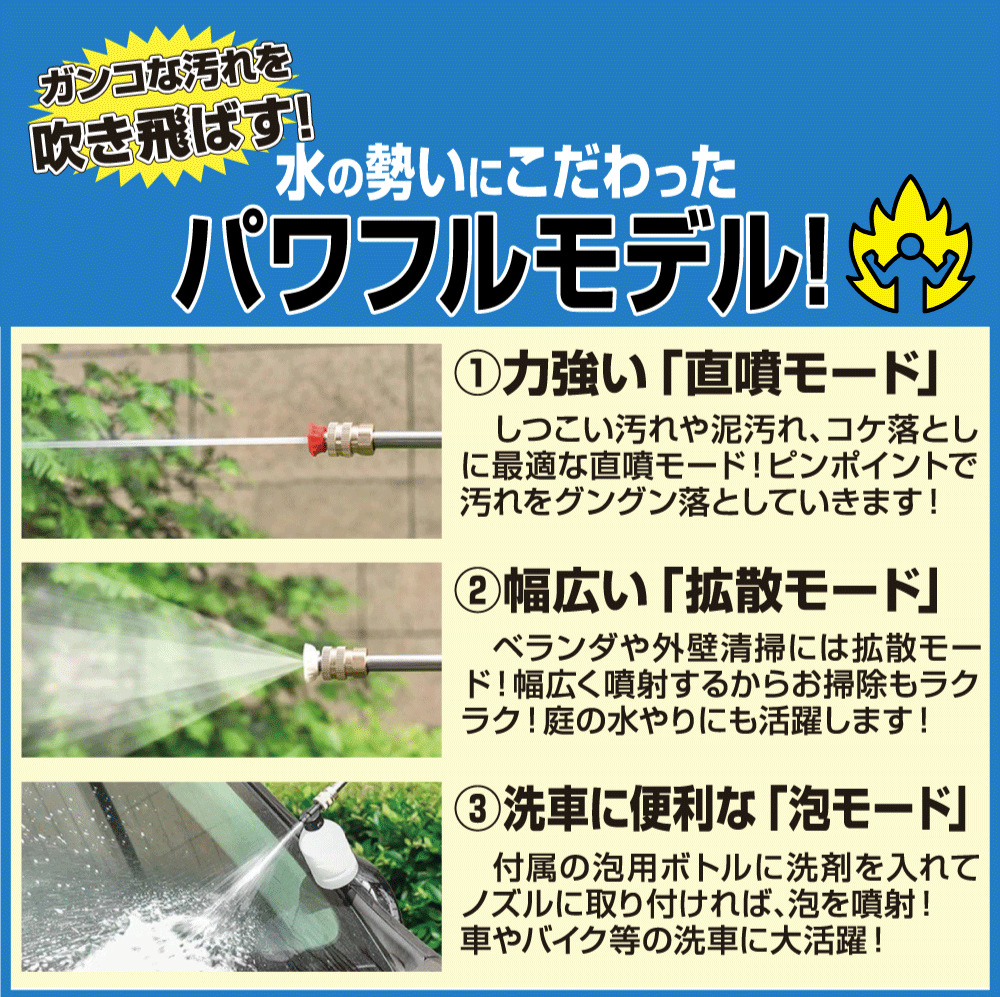 夢コードレス高圧洗浄機 ##K5622 | 家電商品 | 夢グループ(コンサート