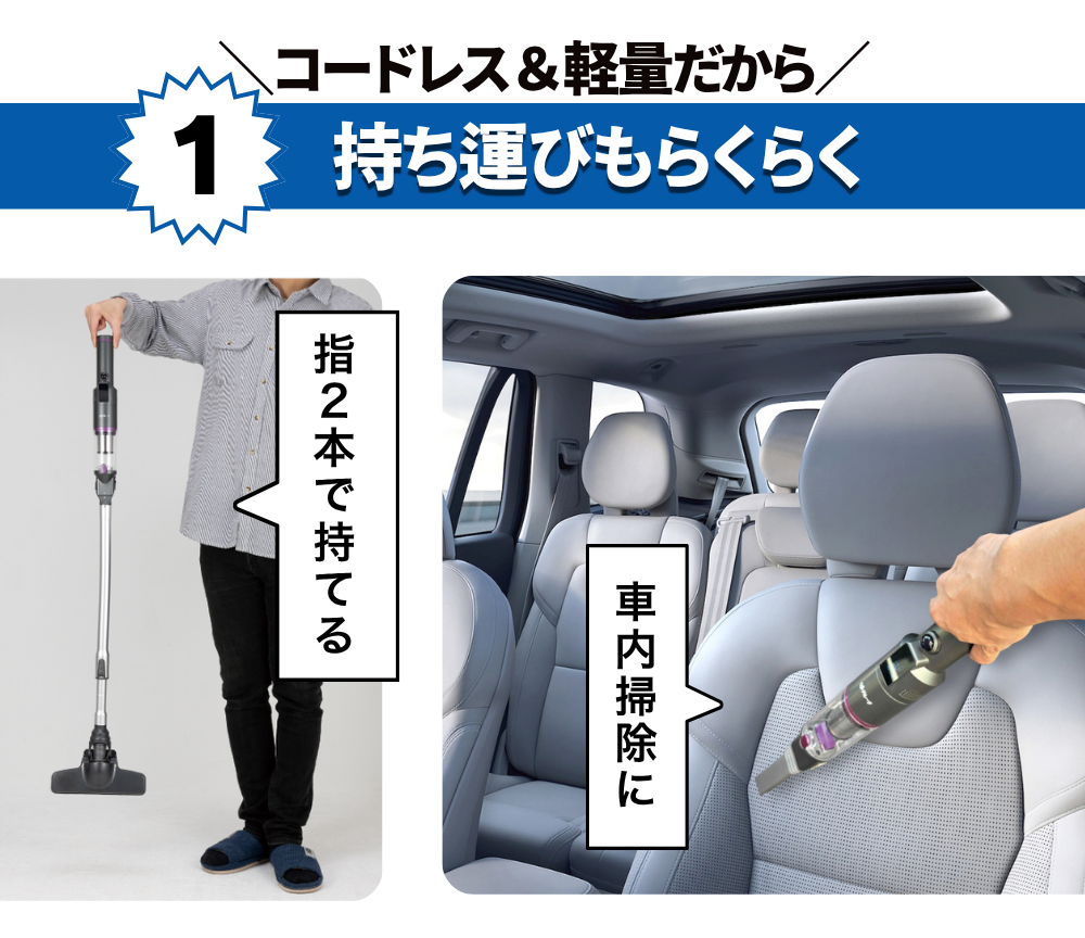 夢超軽量コードレス掃除機セット ##K5928 | 家電商品 | 夢