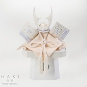 白粋-HAKI- プレミアム 西陣織貫前鍬形兜飾り