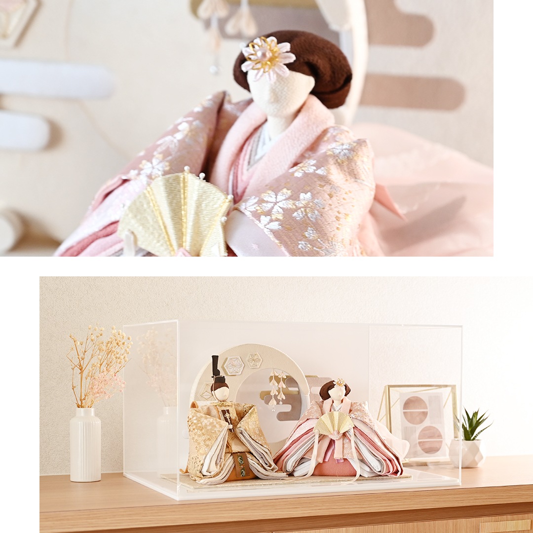 京都夢み屋【雛人形 燈】 コンパクトでおしゃれな雛人形や五月人形