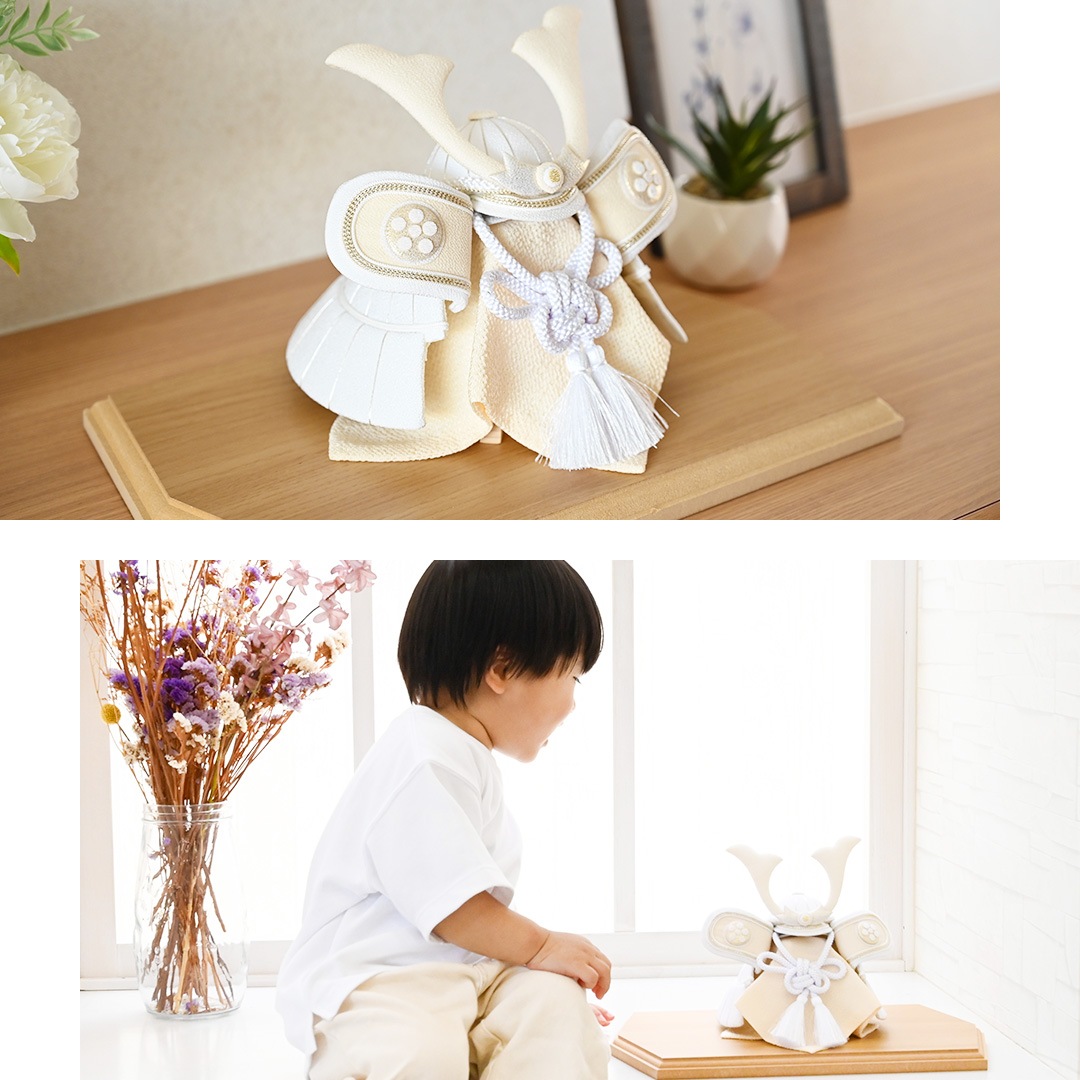 白粋-HAKI- 兜・卓上こいのぼりセット