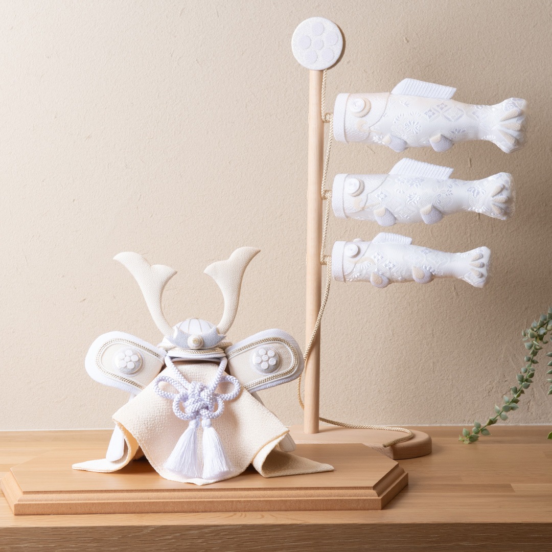 白粋-HAKI- 兜・卓上こいのぼりセット