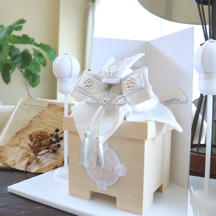 白粋-HAKI- 兜飾り 燿 屏風・陣屋提灯セット