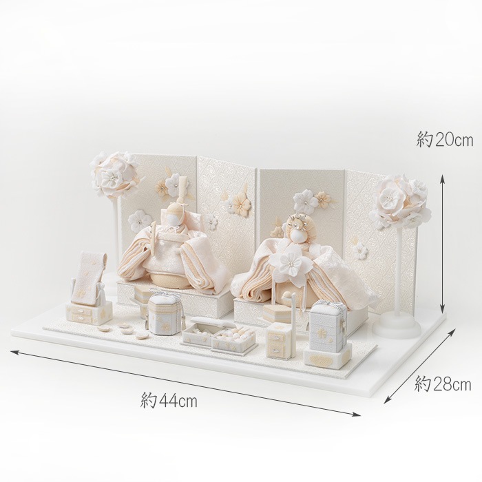 白粋-HAKI- プレミアム 西陣織雛人形 麗華