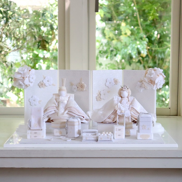 白粋-HAKI- プレミアム 西陣織雛人形 麗華