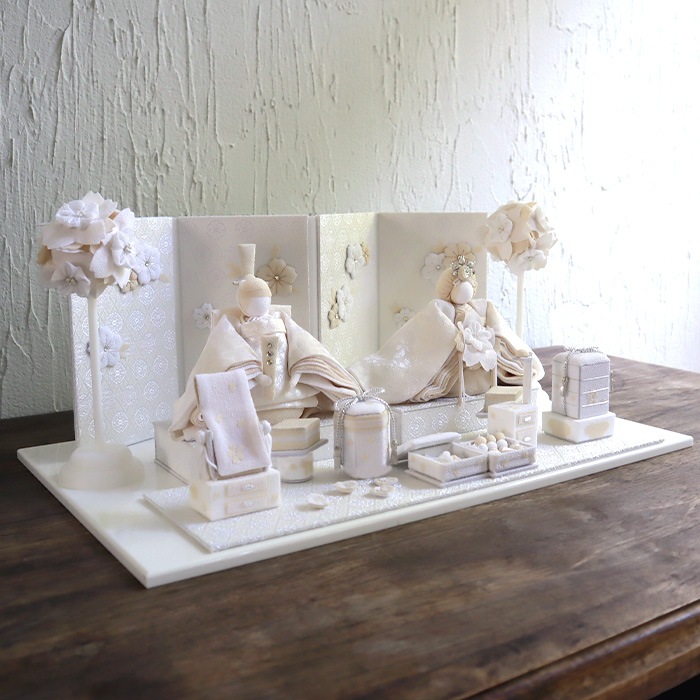 白粋-HAKI- プレミアム 西陣織雛人形 麗華