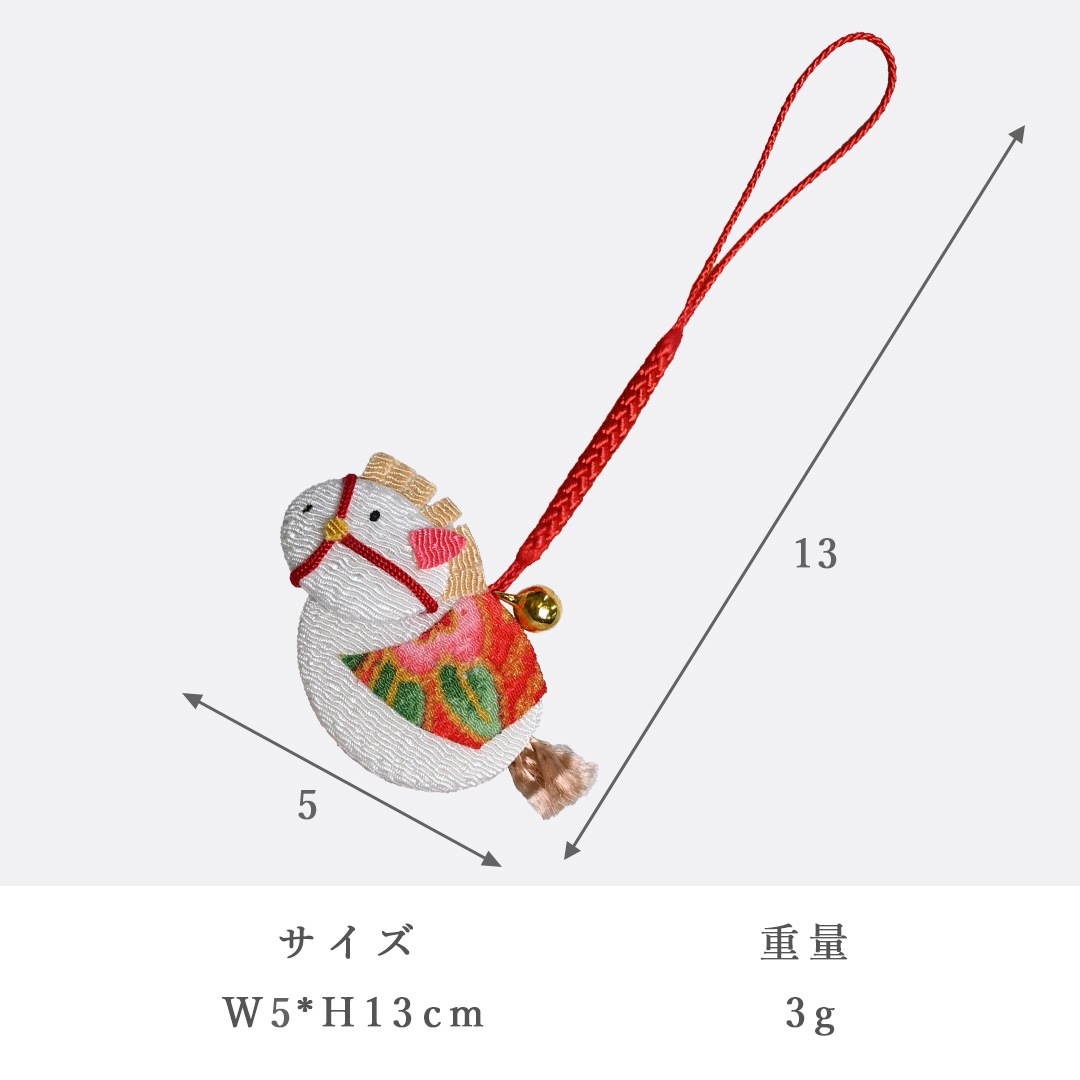 十二支根付ストラップ