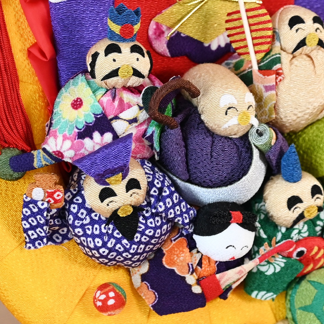 七福神縁起リース（スタンド付き）