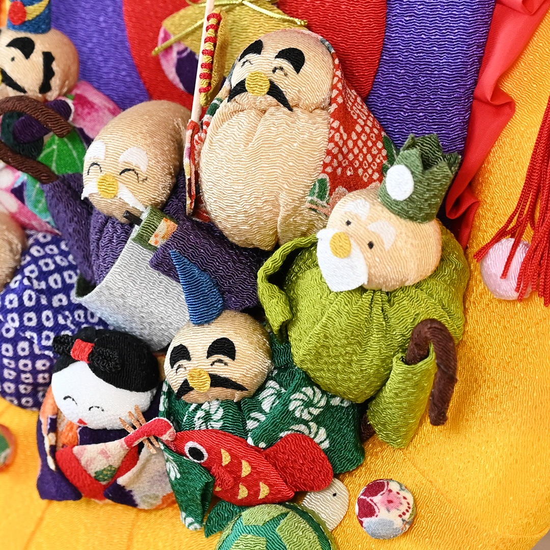 七福神縁起リース（スタンド付き）