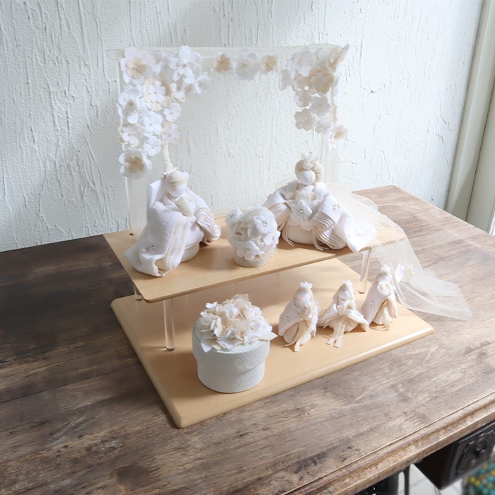 白粋-HAKI- 二段雛飾り 夢衣