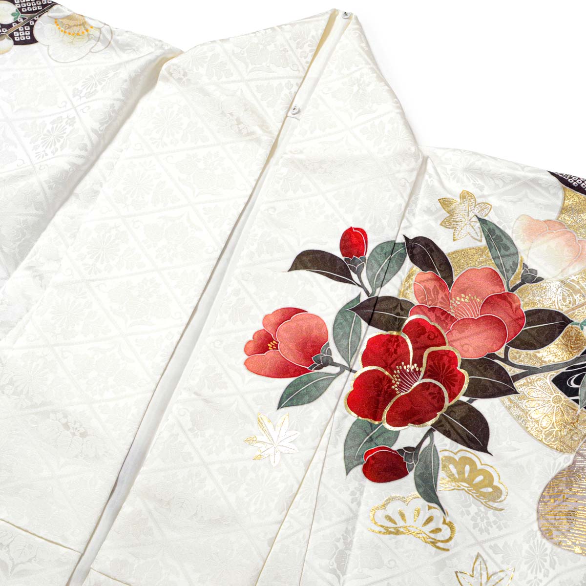 SACRA 白　梅椿に霞（【振袖・袋帯・長襦袢のセット商品です】）