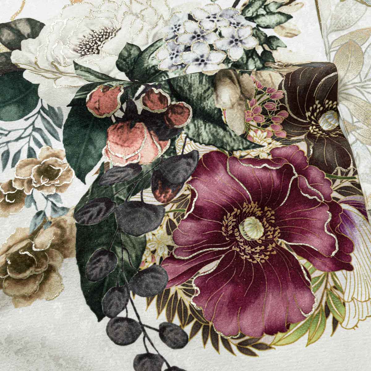 FURURU 白　洋花のリース（【振袖・袋帯・長襦袢のセット商品です】）