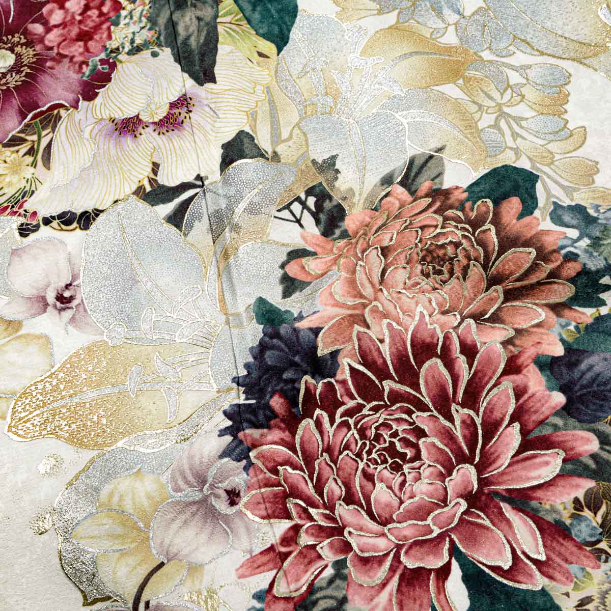 FURURU 白　洋花のリース（【振袖・袋帯・長襦袢のセット商品です】）