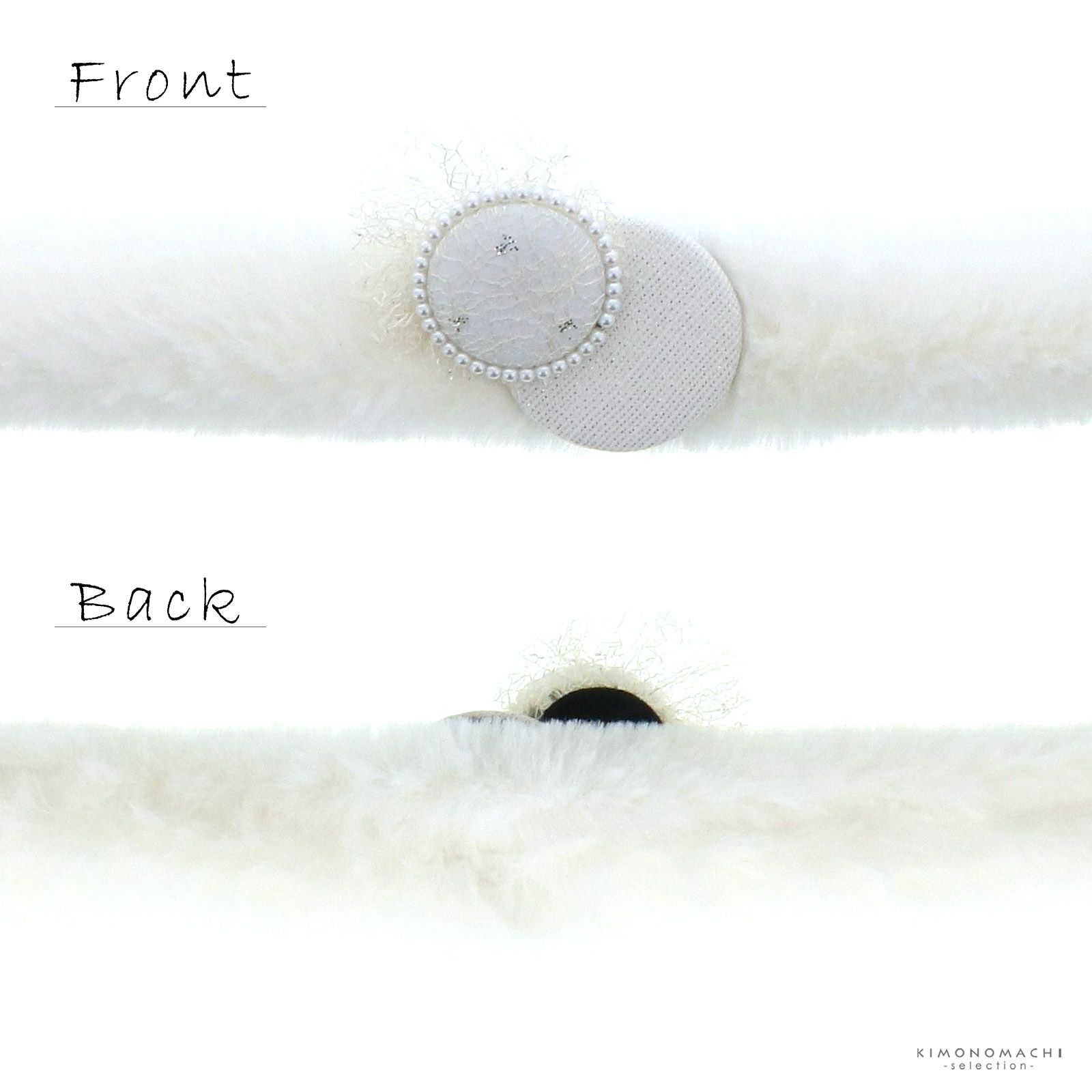 帯締め 振袖用 帯〆 正絹 単品 「キャットテール、ボタン ブラック・ホワイト・ココア・ライトグレー」日本製