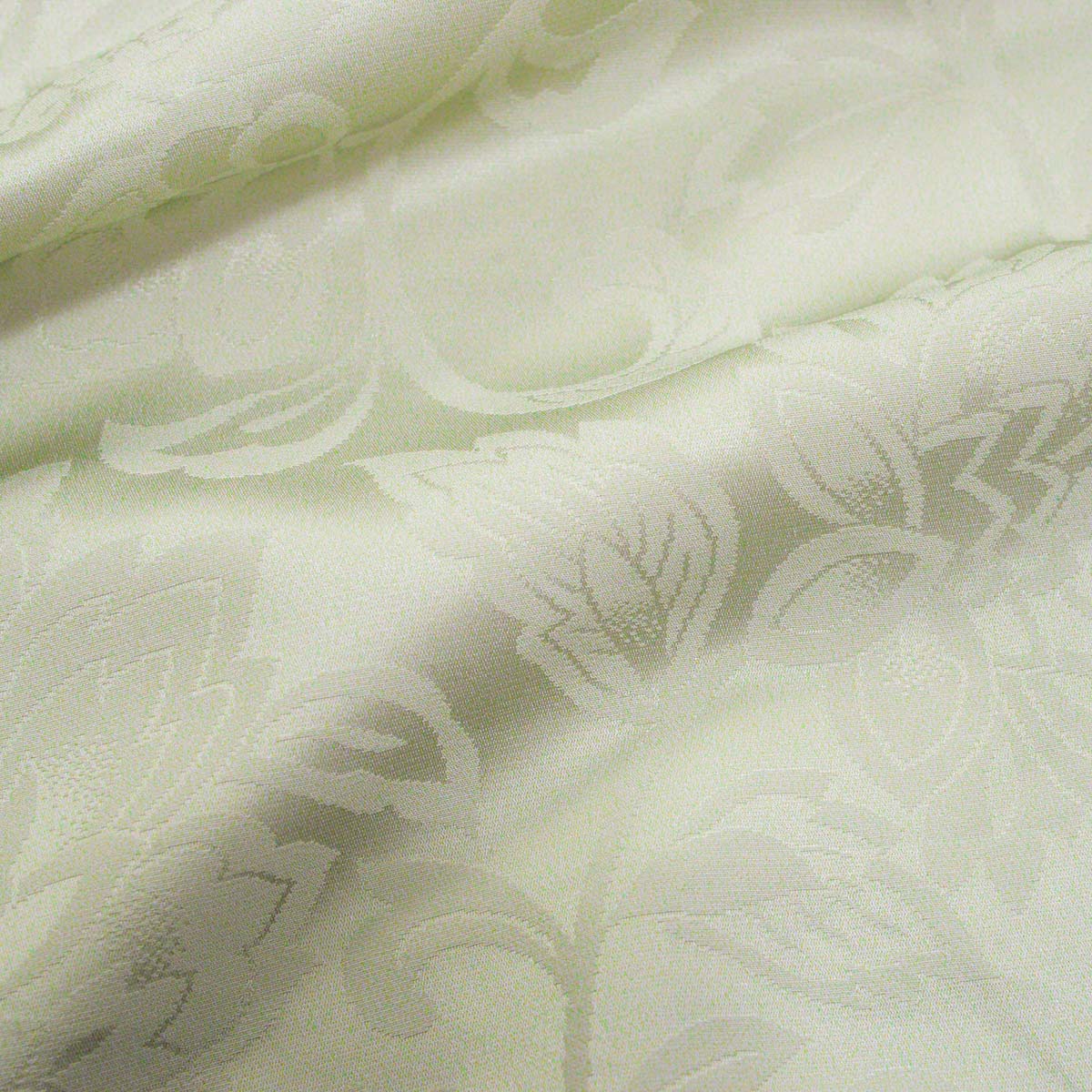 モスグリーンx白 藤花（【振袖・袋帯・長襦袢のセット商品