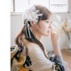 髪飾り 成人式 花髪飾り Uピン 11点セット フラワーポット 金・銀 レース、ディップフラワー Arenca No.8399 日本製