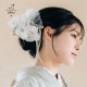 髪飾り 成人式 花髪飾り Uピン 11点セット フラワーポット 金・銀 レース、ディップフラワー Arenca No.8399 日本製