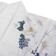 Vサンク 白　牡丹に花々（【振袖・袋帯・長襦袢のセット商品です】）