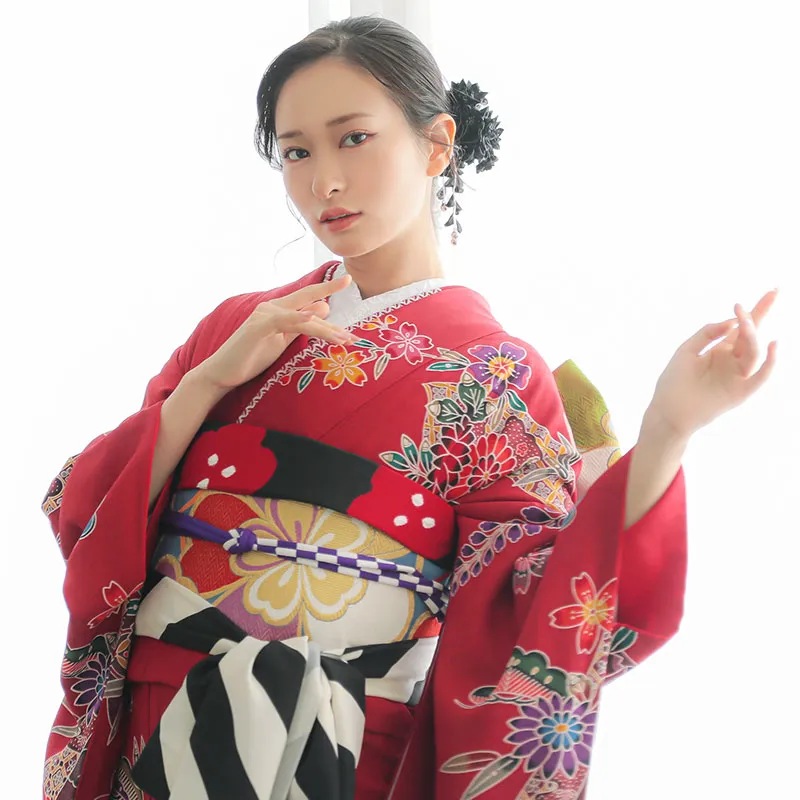 [ｸﾞﾚｰﾄﾞｱｯﾌﾟ]帯締め(市松/青)/GU213