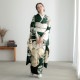 深緑　四君子（【振袖・袋帯・長襦袢のセット商品】）