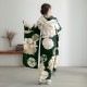 深緑　四君子（【振袖・袋帯・長襦袢のセット商品】）
