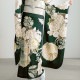 深緑　四君子（【振袖・袋帯・長襦袢のセット商品】）