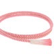 【訳あり品】帯締め 正絹 振袖用 丸組紐 桜色×ゴールド