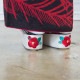 [ｸﾞﾚｰﾄﾞｱｯﾌﾟ]草履・ﾊﾞｯｸﾞ(椿刺繍-黒台/黒白 /F)/GU106