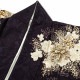 黒紫　白洋花（【振袖・袋帯・長襦袢のセット商品】）