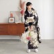 黒紫　白洋花（【振袖・袋帯・長襦袢のセット商品】）