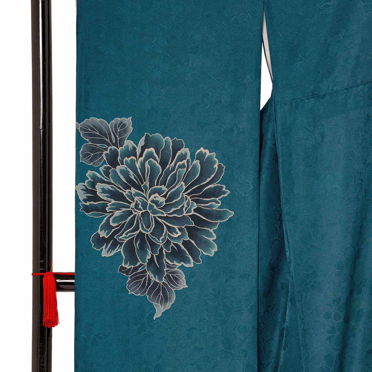 TRENDNOW ターコイズブルー　牡丹（【振袖・袋帯・長襦袢のセット商品です】）