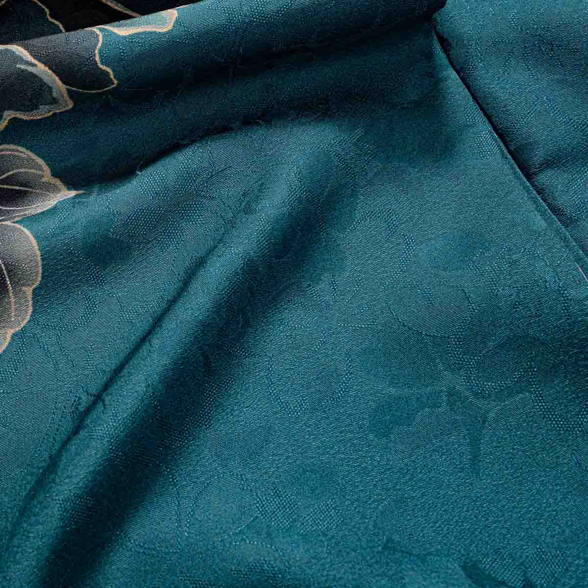 TRENDNOW ターコイズブルー　牡丹（【振袖・袋帯・長襦袢のセット商品です】）