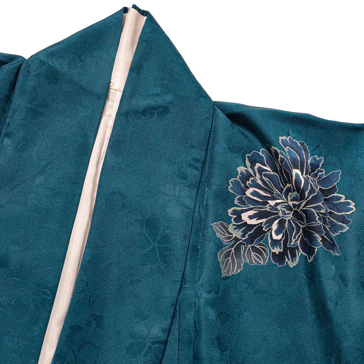 TRENDNOW ターコイズブルー　牡丹（【振袖・袋帯・長襦袢のセット商品です】）