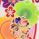 成人式振袖レンタル 白 立涌に桜楓(絹)(R1770)