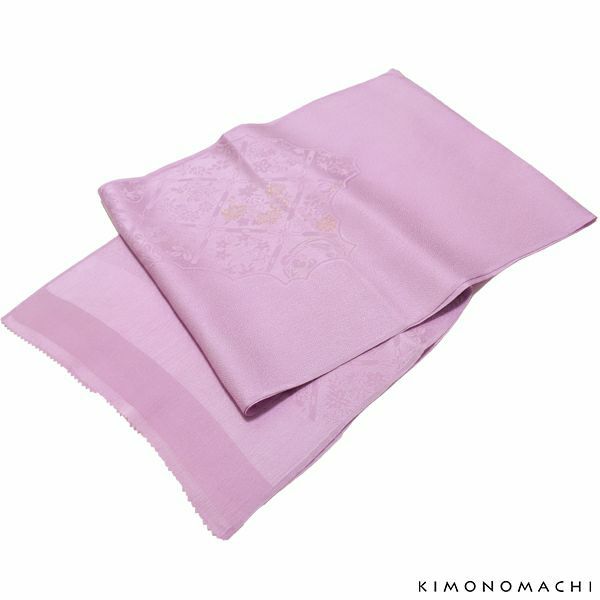 帯揚げ 薄紫色 正絹帯揚げ