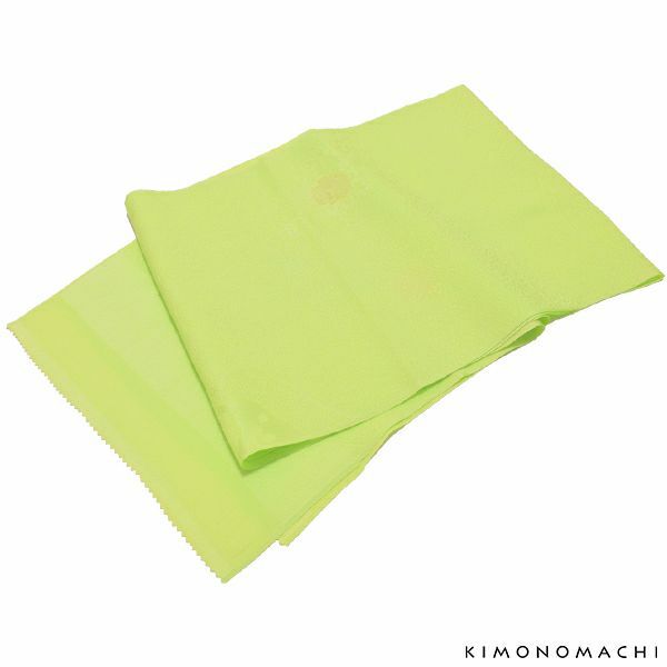 帯揚げ 若緑色 正絹帯揚げ